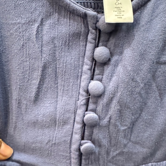 MOTHERHOOD maternity maxi dress in blue size S - Picture 10 of 13